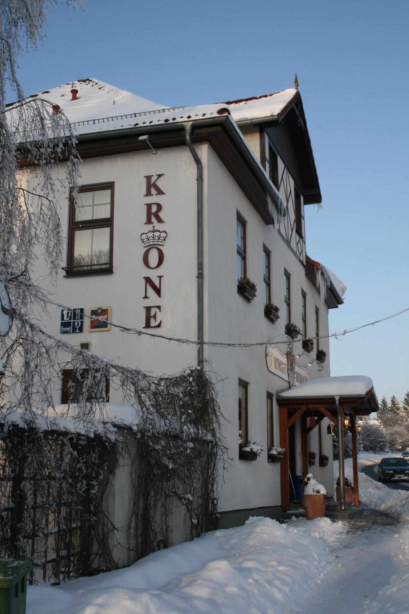 Landgasthof & Hotel Krone Eischleben Ichtershausen Exteriör bild