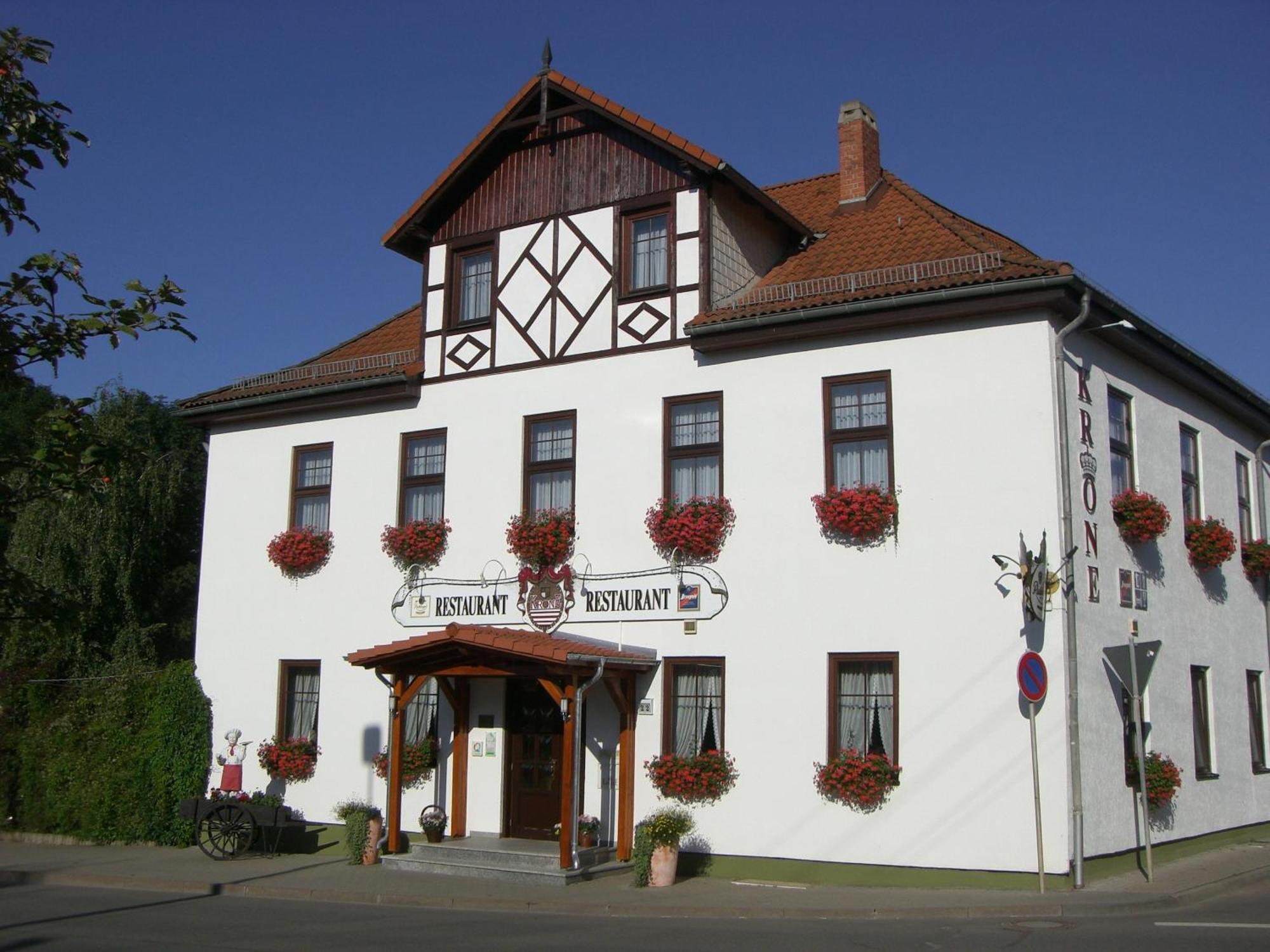 Landgasthof & Hotel Krone Eischleben Ichtershausen Exteriör bild