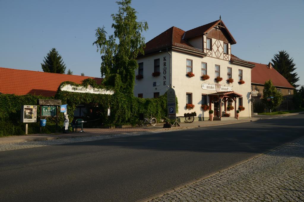 Landgasthof & Hotel Krone Eischleben Ichtershausen Exteriör bild