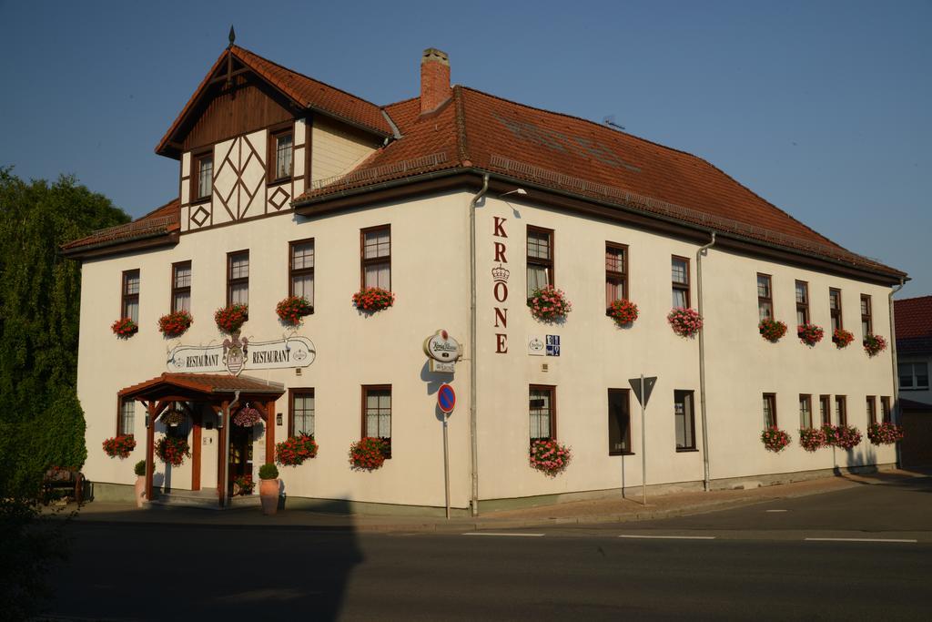 Landgasthof & Hotel Krone Eischleben Ichtershausen Exteriör bild